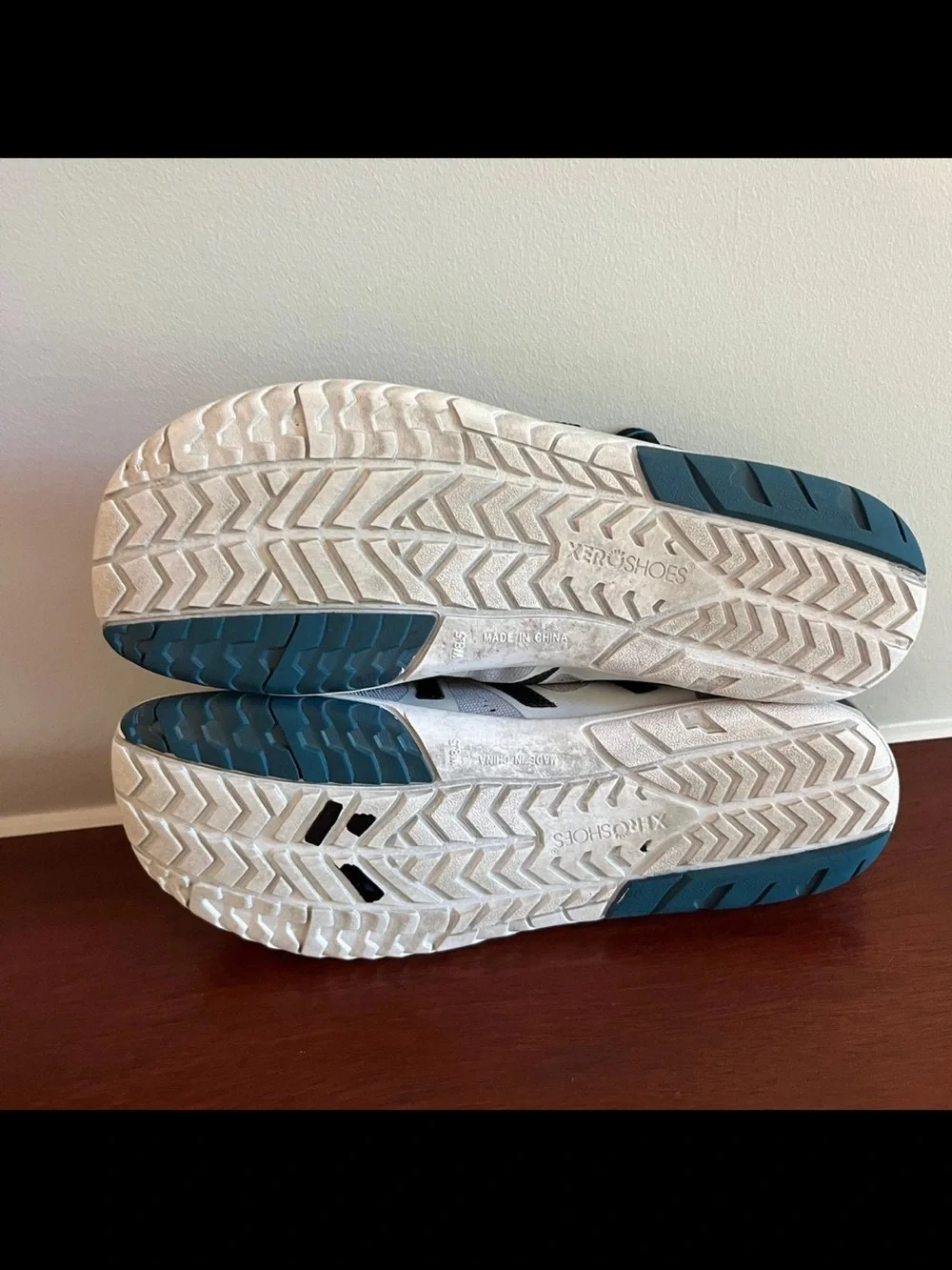Xero Shoes HFS Barefoot Minimalist Zero Drop Athletic Grey Blue